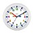 Relógio de Parede Ambiente 25cm Educativo 119009-021 Branco - Imagem 1