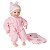 Boneca New Born Soninho Menina Olho Móvel Divertoys Ref.8065 - Imagem 1