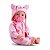 Boneca Diver New Born Brincando de Pijama Divertoys Ref.8191 - Imagem 5