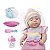 Boneca Diver New Born Brincar de Papinha Divertoys Ref.8245 - Imagem 3