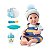Boneco Diver New Born Brincar de Papinha Divertoys Ref.8246 - Imagem 1