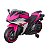 Mini Moto Elétrica Infantil Importway 12V BW300RS - Rosa - Imagem 1