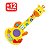 Brinquedo Girafa Guitarra Com Luz e Som Multikids BR2172 - Imagem 2