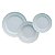 Jogo de Pratos 11 Pçs Germer Porcelanas Azul Vintage Cottage - Imagem 1