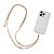 Cordão Para Celular Ajustável Geonav 2 em 1 CDU02L03 Dourado - Imagem 1