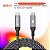 Cabo USB-C para USB-C 3.2 Gen 2x2 Geonav 1,5m UCC07 Cinza - Imagem 2