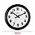 Relógio de Parede Herweg 40cm Quartz 6129-034 Preto - Imagem 2