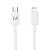 Cabo USB-C Lightning Multilaser 1,2m S/MFI WI454 Branco - Imagem 1