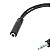 Adaptador P3 para P2 Acabamento em Nylon Multilaser WI410 - Imagem 3