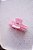 Piranha Retangular Rosa Cereja Strass - Imagem 3