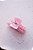 Piranha Retangular Rosa Cereja Strass - Imagem 4