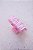 Piranha Retangular Rosa Cereja Strass - Imagem 5