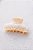 Piranha Meia Lua Marmorizada Off White - Imagem 1
