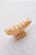 Piranha Meia Lua Marmorizada Off White - Imagem 5