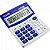 CALCULADORA 12 DIGITOS ELGIN MV4125 AZUL BATERIA E SOLAR - Imagem 2