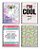 KIT C/4 CADERNO UNIV. 10X1 MY COLECTION FEM 200F CREDEAL - Imagem 1