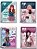 KIT C/4 CADERNO UNIV. 10X1 POP FASHION CREDEAL 200F - Imagem 1