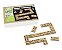 DOMINO TRADICIONAL MADEIRA MDF 28 PEÇAS JUNGLES REF.745 - Imagem 1