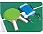 KIT PINK PONG REDE RAQUETE E BOLAS REF.225 JUNGLES BRINQ - Imagem 2