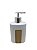 Kit Banheiro Cerâmica White And Wood Branco 3 Peças - Wincy - Imagem 2