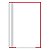 Kit C/5 Cadernos Brochura 80F Lift Vermelho l Credeal - Imagem 3