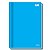Kit C/5 Cadernos Credeal Costurado Capa Dura 96F 1/4 Litf Azul - Imagem 1