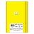 Kit C/5 Cadernos Credeal Costurado Capa Dura 96F 1/4 Litf Amarelo - Imagem 2