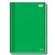 Kit C/5 Cadernos Brochura Universitário 96fl Lift Verde Credeal - Imagem 1