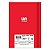 Kit C/5 Cadernos Brochura Universitário 96fl Lift Vermelho Credeal - Imagem 2