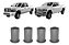 Kit 04 Buchas do Feixe De Molas Dodge Ram 2500 5.9 6.7 2005 até 2018 - Imagem 1