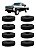 Kit Coxim Carroceria Caçamba Ford F-1000 F-2000 F-4000 (Todas) - Imagem 1