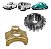 Kit Engrenagem Da Ré + Garfo Da Ré Vw Fusca Kombi Brasilia - Imagem 1
