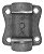 Flange Cardan Traseiro L200 Sport Outdoor Usar Cruzeta 6966 - Imagem 2