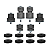 Kit Coxim Cabine + Carroceria F1000 F4000 1993 Até 1998 - Imagem 2