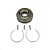 Conjunto Sincronizador 1a 2a F1000 79/92 A10 C10 A20 C20 77/91 - Imagem 1