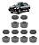 Jogo Completo Calço Coxim Cabine GM Chevrolet S-10 Blazer 1995 até 2011 - Imagem 1