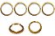 Kit Anel Sincronizador 1a 2a 3a 4a 5a Ré Ranger 1994 até 2012 Caixa de Cambio Mazda - Imagem 1