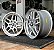 RODA RAW BMW M5 E34 PRATA DIAMANTADA ARO 17X7 FURAÇÃO 5X120 - Imagem 2