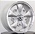 RODA RAW CLASSICS 5 SPOKE PRATA DIAMANTADA ARO 15 X5,5 FURAÇÃO 5X205 - Imagem 1