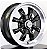 RODA RAW CLASSICS 8 SPOKE ARO 15X5,5 PRETA FURAÇÃO 4X130 - Imagem 1