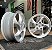 RODA PORSCHE CUP ARO 17X6 E 17X7 PRATA FURAÇÃO 5X130 - Imagem 3