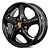 RODAS PORSCHE PRETO TWIST DUAS TALAS ARO 17X6 E 17X6 FURAÇÃO 5X130 - Imagem 1
