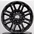 RODAS OFF ROAD OR-04 ARO 18 Furação 6x139 PRETA FOSCO MILLING - Imagem 3