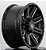RODAS OFF ROAD OR-04 ARO 18 Furação 6x139 PRETA FOSCO MILLING - Imagem 2