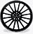 RODAS MERCEDES DUAS TALAS MC/M03 ARO 19 Furação 5X112 PRETO - Imagem 2