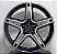 RODAS MERCEDES DUAS TALAS MC/M22 ARO 20 Furação 5X112 PRETO - Imagem 2