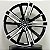 RODA VOLVO MC/V03 ARO 20 Furação 5X108 PRETO DIAMANTADO - Imagem 2