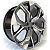 RODAS AUDI MC/A22 ARO 18 Furação 5X112 GRAFITE - Imagem 2