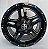 RODAS OFF ROAD COD1941 ARO 17 Furação 6X139  PRETA - Imagem 1