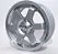 RODA RW P3000 RACING ARO 15X6 4X100 ET36 PRATA DIAMANTADO - Imagem 2